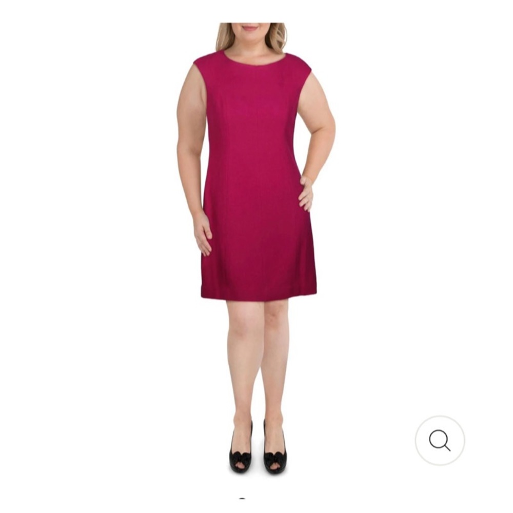KATE SPADE SATURDAY MAGENTA SHIFT DRESS SZ 12 WOOL